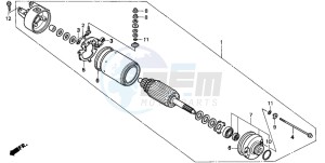 TRX300FW FOURTRAX 300 4X4 drawing STARTING MOTOR