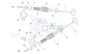 Leonardo 250 (eng. Yamaha) drawing Valves