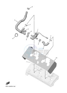 YZF1000D YZF-R1M (B4SD) drawing AIR INDUCTION SYSTEM