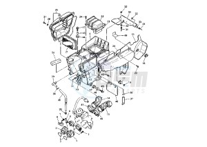 XT E 600 drawing INTAKE MY95