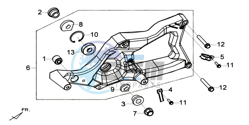 REAR FORK - REAR SUSPENSION