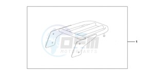 VT750C9 Australia - (U / MME) drawing REAR CARRIER