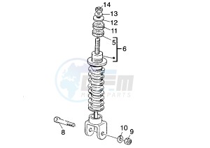 ET2 INIEZIONE 50 drawing Rear Damper