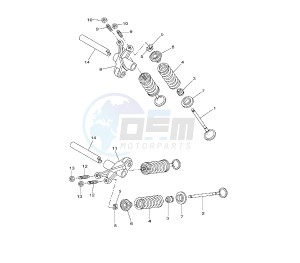 YZF R 125 drawing VALVE