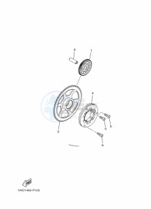 YZF320-A YZF-R3 (B2XH) drawing STARTER CLUTCH