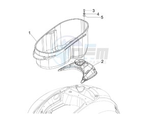 GTS 300 ie Super ABS (USA) (AU, HK) drawing Helmet huosing - Undersaddle