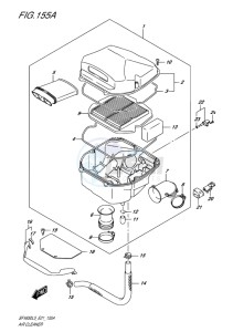 SFV 650 GLADIUS EU drawing AIR CLEANER