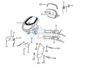 RCR_SMT 50 drawing Head lamp - Turn signal lamps