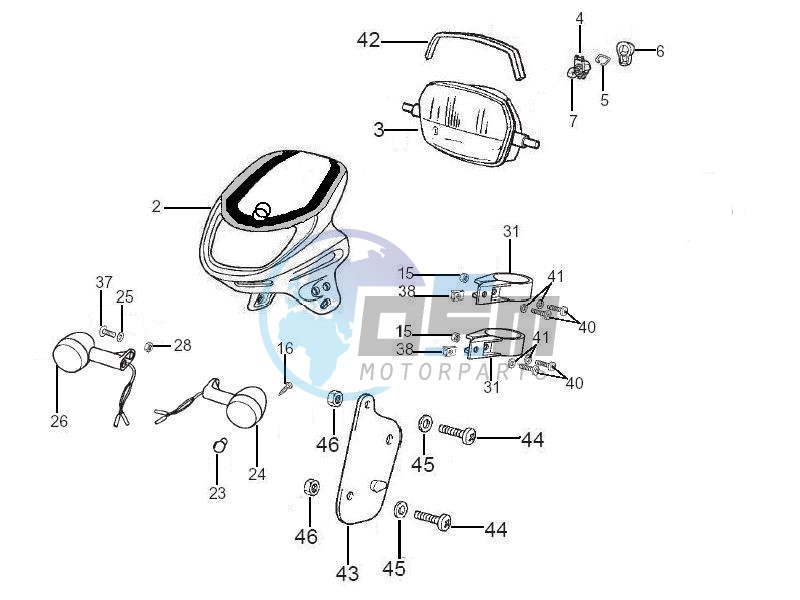 Head lamp - Turn signal lamps