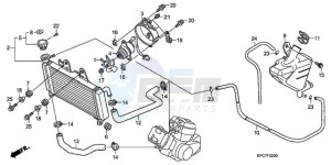 XL125VA EU / CMF - (EU / CMF) drawing RADIATOR