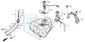 NES150 125 drawing FUEL TANK