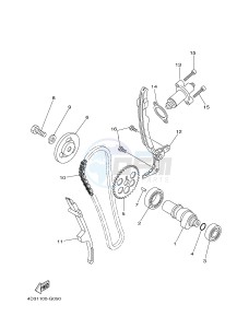 YFM250R YFM25RB RAPTOR 250 (1BTG 1BTH 1BTJ) drawing CAMSHAFT & CHAIN