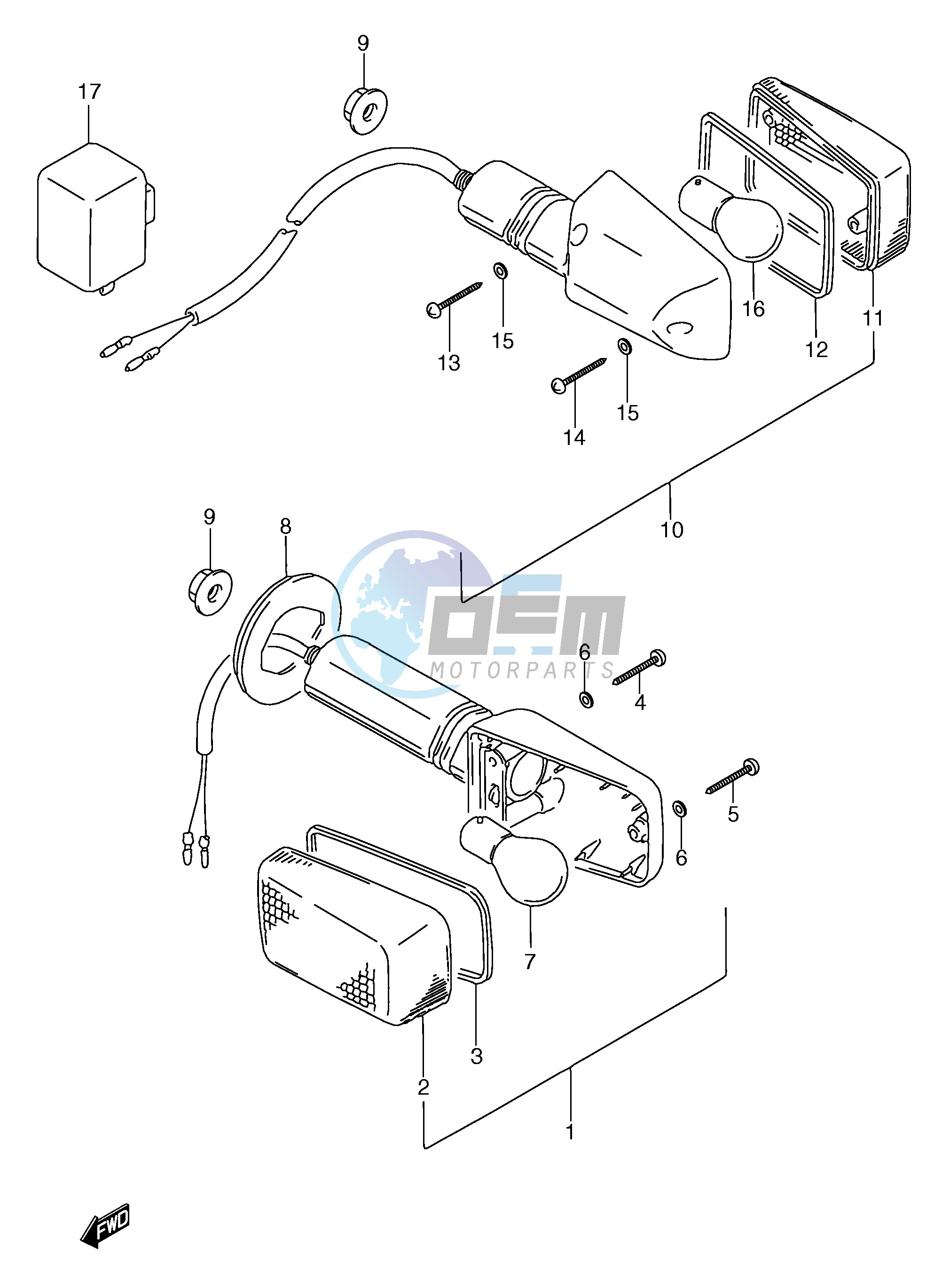 TURNSIGNAL LAMP (MODEL T)