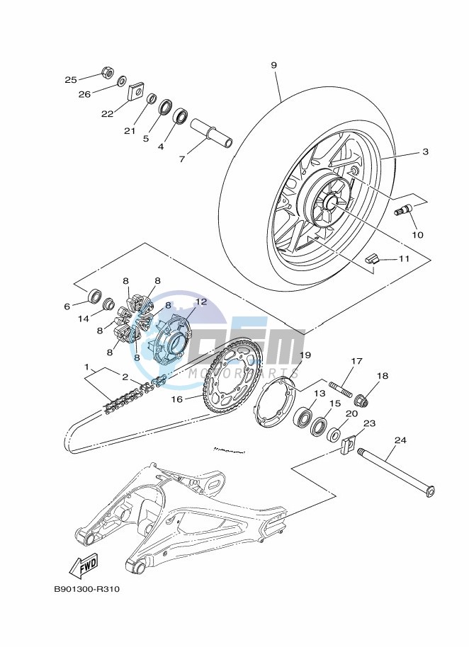 REAR WHEEL