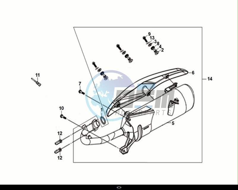 EXHAUST MUFFLER