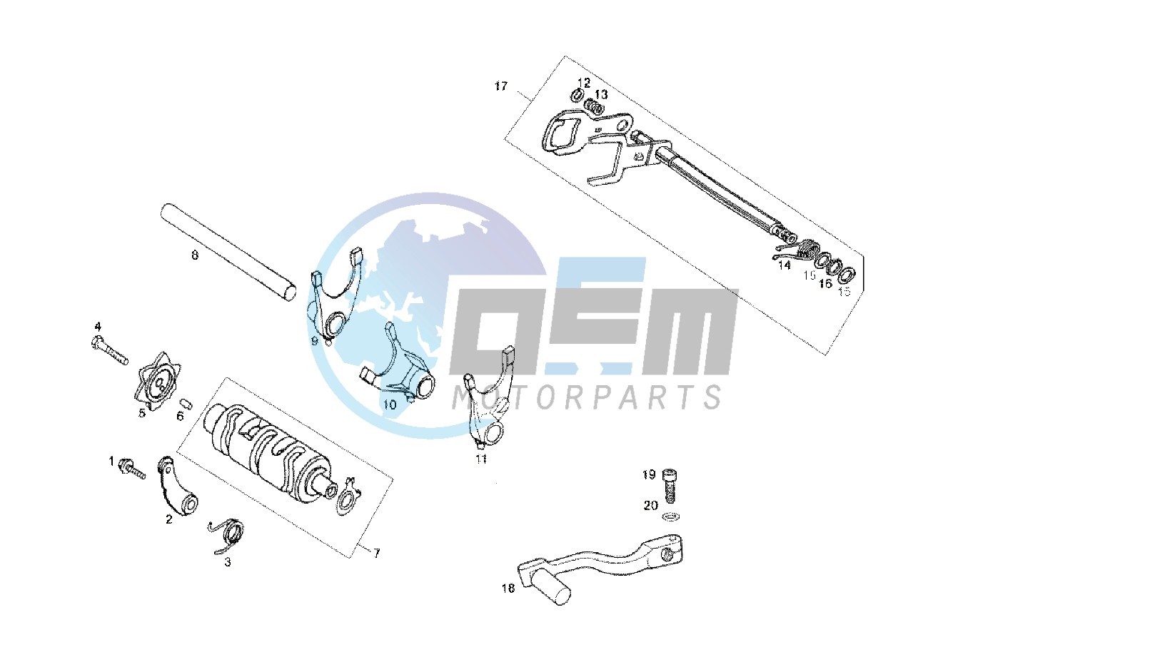 GEAR CHANGE MECHANISM