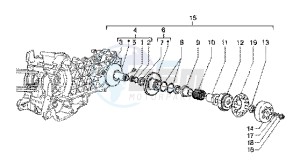 X9 125 SL drawing Driven pulley