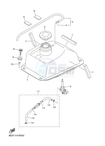 YFM90R YFM09RYXG (BD33) drawing FUEL TANK