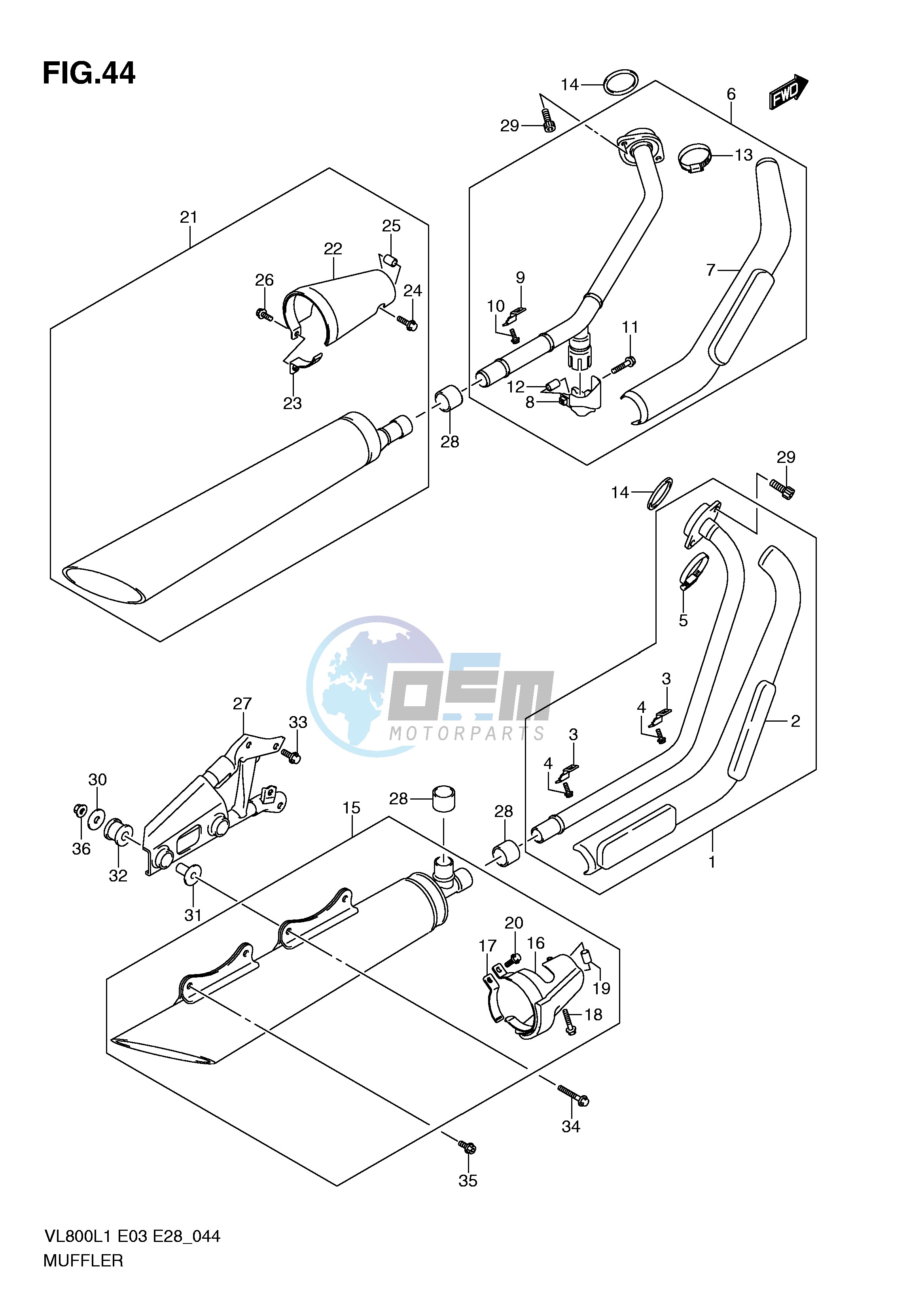 MUFFLER (VL800TL1 E28)