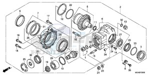 VFR1200XLE CrossTourer - VFR1200X 2ED - (2ED) drawing FINAL DRIVEN GEAR