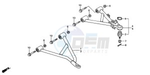 TRX350FE FOURTRAX 350 4X4ES drawing FRONT ARM (1)