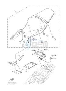 MT09 900 (1RC9) drawing SEAT