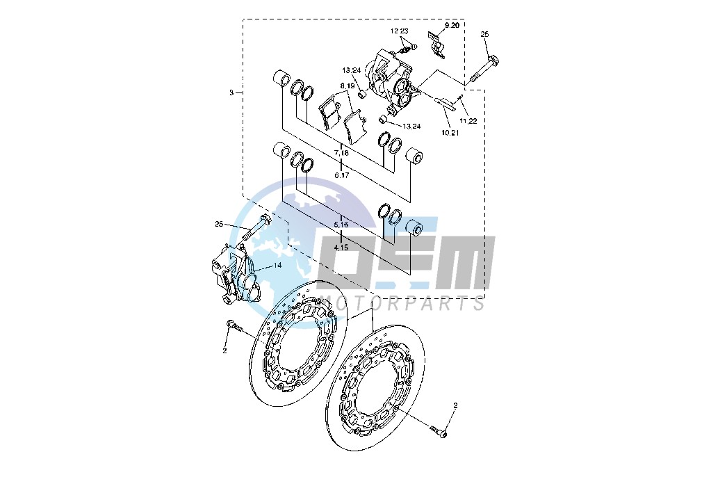 FRONT BRAKE CALIPER