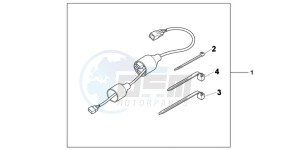 NC700SD NC700S Europe Direct - (ED) drawing KIT  SUB HARNESS