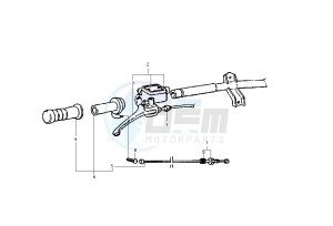 Zip 50 SP drawing Front master cilinder