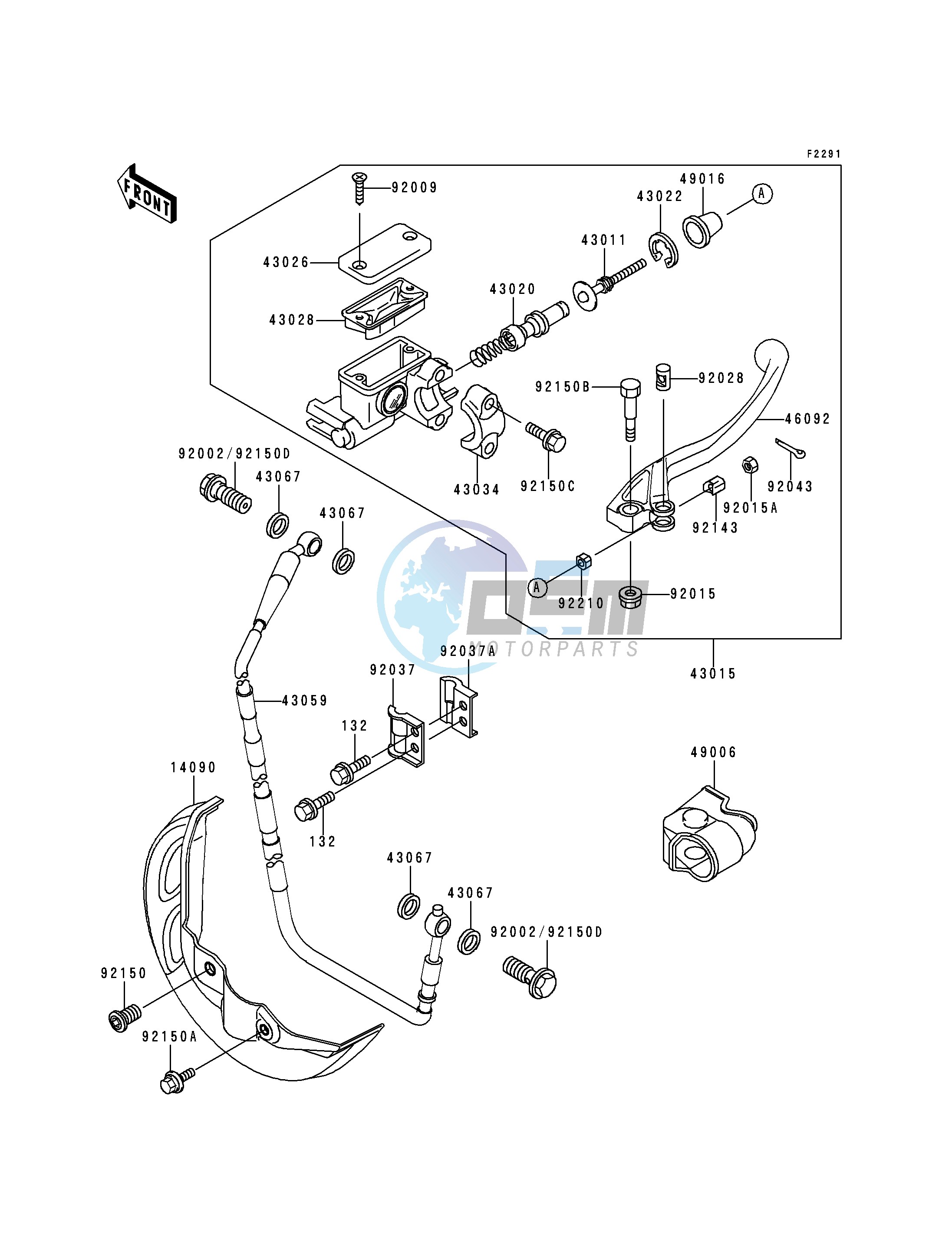 FRONT MASTER CYLINDER