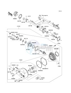 VN 1600 D [VULCAN 1600 NOMAD] (D6F-D8FA) D7F drawing DRIVE SHAFT_FINAL GEAR