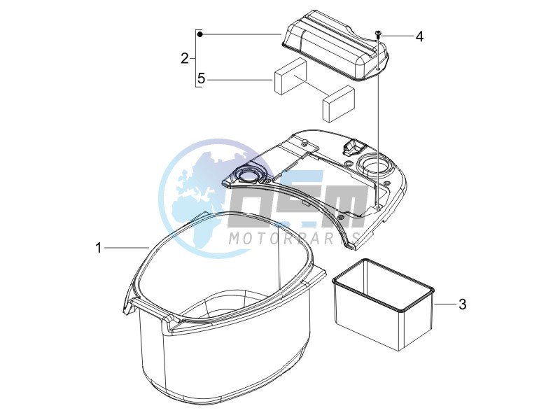 Helmet housing - Undersaddle