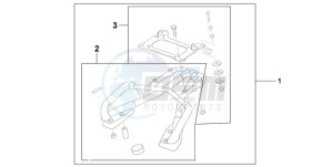 VFR800A9 Europe Direct - (ED / ABS MME) drawing REAR CARRIER