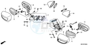 NSA700A9 Europe Direct - (ED / MME) drawing WINKER/MIRROR