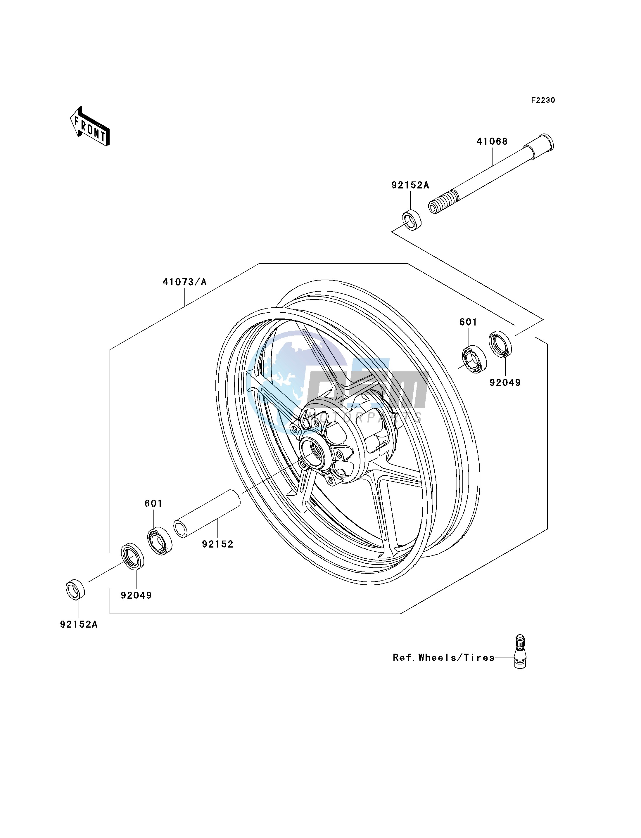 FRONT HUB