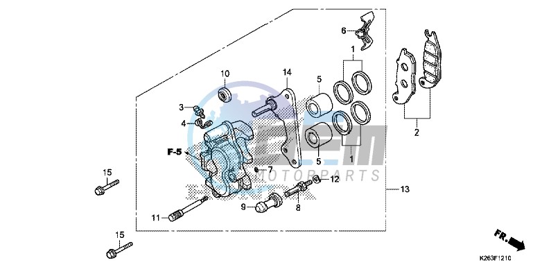 FRONT BRAKE CALIPER