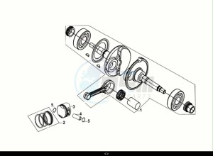 JET X 125I ABS (XH12WX-EU) (E5) (M1) drawing CRANK SHAFT