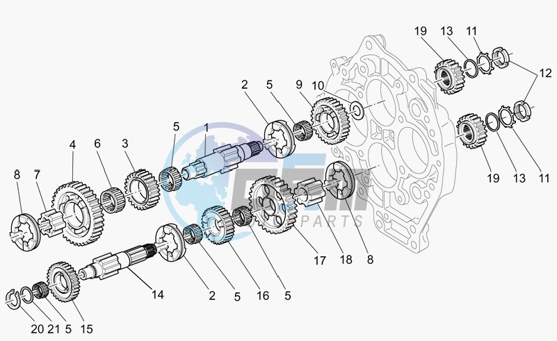 Driven shaft