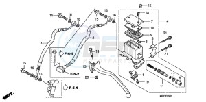 FES125B drawing RR. BRAKE MASTER CYLINDER