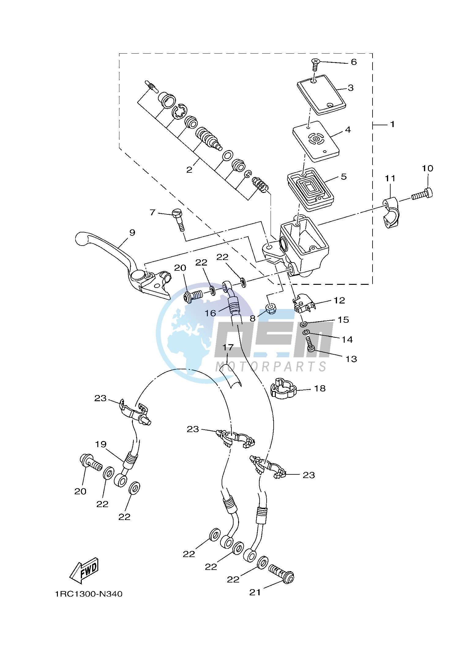 FRONT MASTER CYLINDER