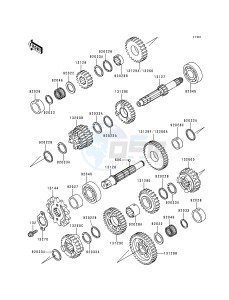 EX 250 F [NINJA 250R] (F6-F9) [NINJA 250R] drawing TRANSMISSION