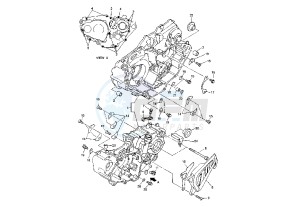 WR F 450 drawing CRANKCASE