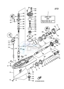 250AETOX drawing PROPELLER-HOUSING-AND-TRANSMISSION-1