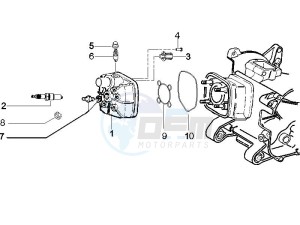 Runner 50 SP 2012 in fiche drawing Cylinder head cover