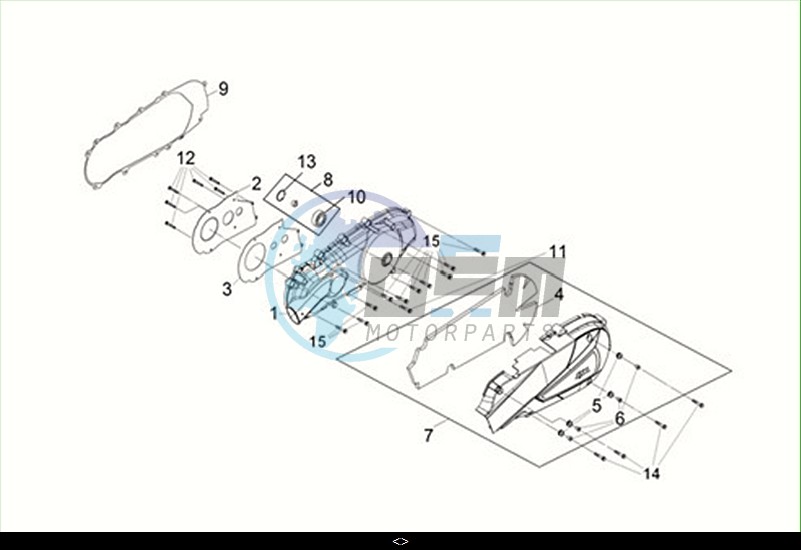 L. CRANK CASE COVER