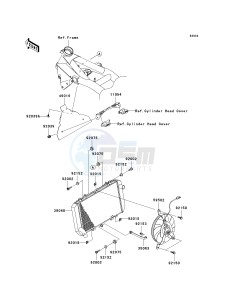 ZR 1000 B [Z1000 EUROPEAN] (B7F-B9F) B7F drawing RADIATOR