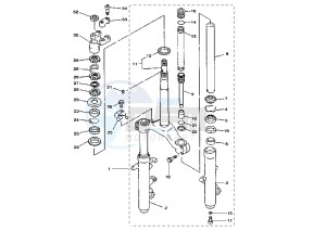 YP MAJESTY DX 250 drawing FRONT FORK