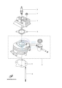 CW50LN BOOSTER (1WP5) drawing CYLINDER