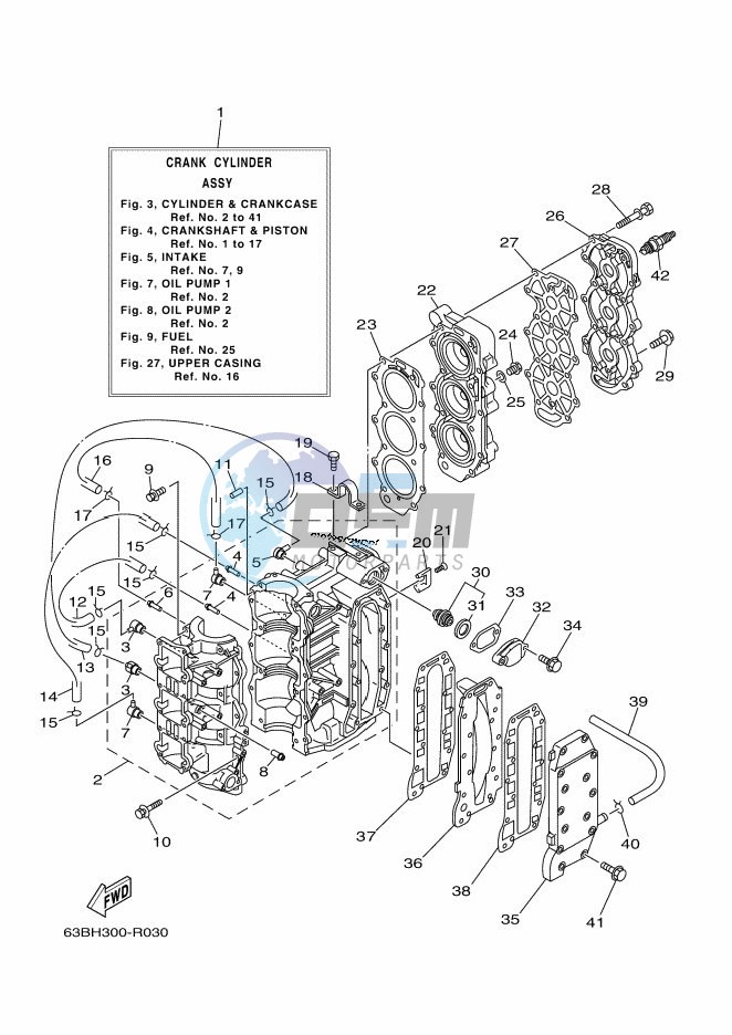 CYLINDER--CRANKCASE