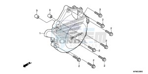 CB1000RAD CB1000R ABS E drawing A.C. GENERATOR COVER